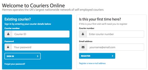 hermes online courier service|my couriers online home page.